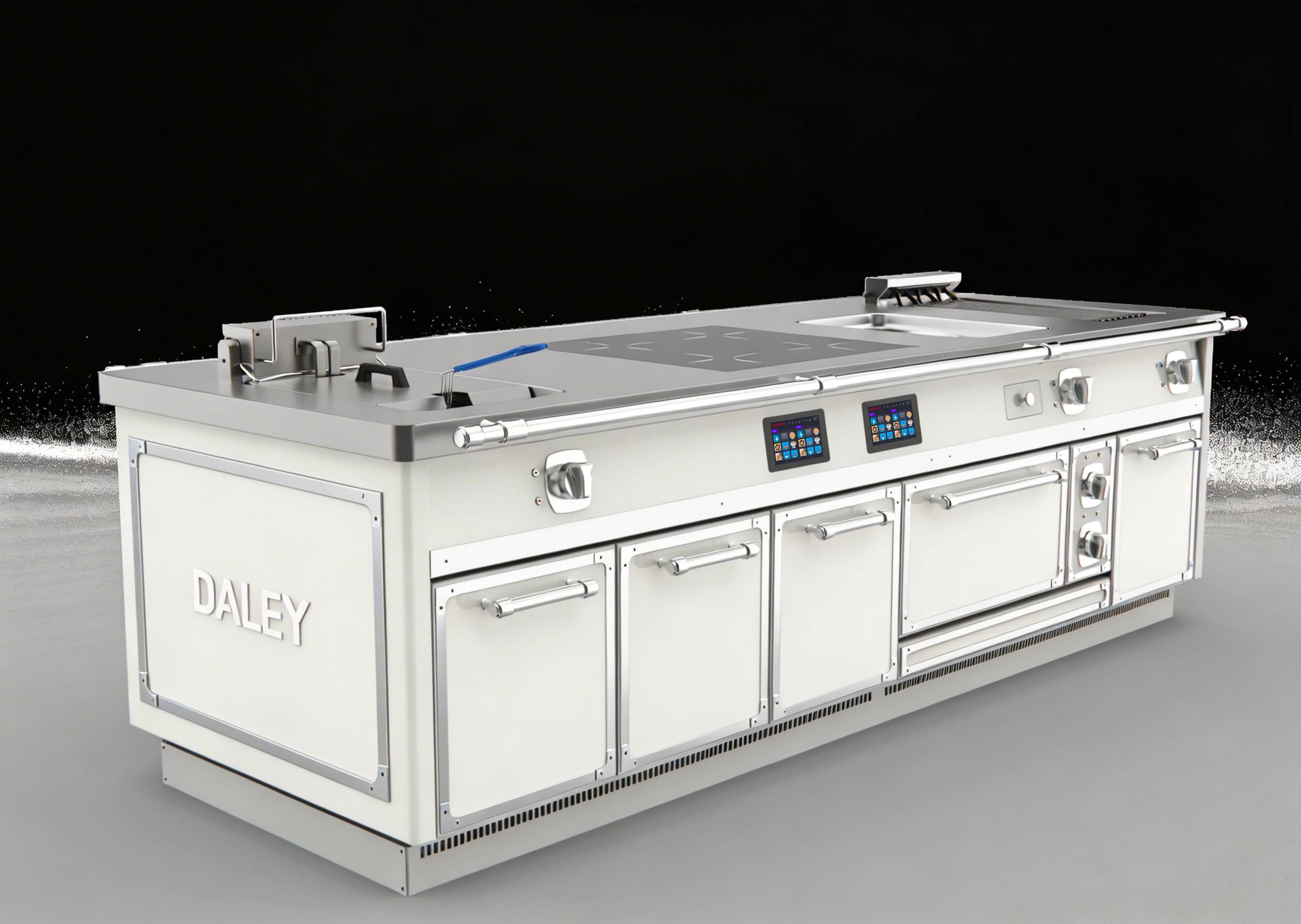 Kualitas Seri Integrated Island Cooker pabrik